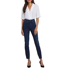 NYDJ Ami Stretch Denim High Rise Skinny Ankle Length Jeans