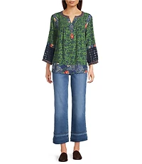 NYDJ Bailey Denim High Rise Straight Leg Ankle Jeans