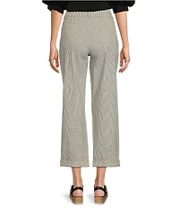 NYDJ Bailey Lift Tuck® Technology Stripe Print Straight Leg Capri Jeans