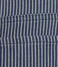 NYDJ Bailey Stripe Denim High Rise Straight Leg Crop Length Jeans