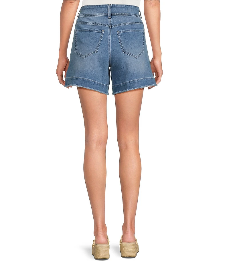 NYDJ Berkyn Relaxed Denim High Rise Bermuda Shorts