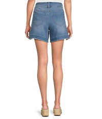 NYDJ Berkyn Relaxed Denim High Rise Bermuda Shorts