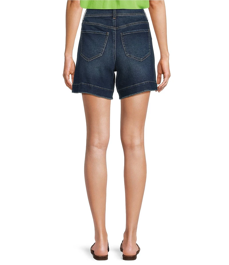NYDJ Berkyn Relaxed Denim High Rise Bermuda Shorts