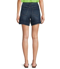 NYDJ Berkyn Relaxed Denim High Rise Bermuda Shorts