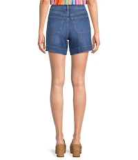 NYDJ Berkyn Stretch Denim Lift Tuck® Technology Button Flap Relaxed Shorts