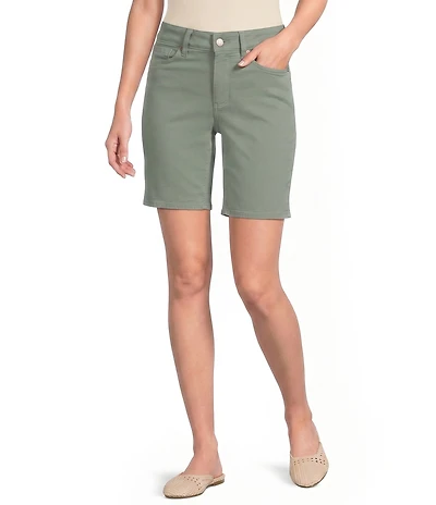 NYDJ Berkyn Stretch Denim Lift Tuck® Technology High Rise Bermuda Shorts