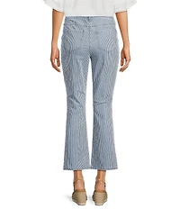 NYDJ Billie Stretch Denim Stripe Bootcut Ankle Jeans
