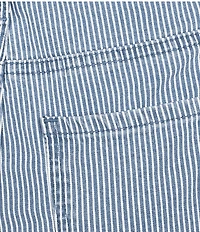 NYDJ Billie Stretch Denim Stripe Bootcut Ankle Jeans