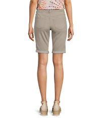 NYDJ Briella Stretch Denim Mid Rise Lift Tuck® Roll Cuff Shorts