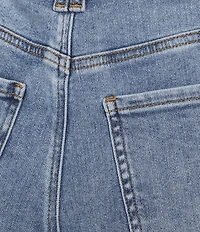 NYDJ Brigitte Stretch Denim High Rise Wide Leg Capri Length Jeans