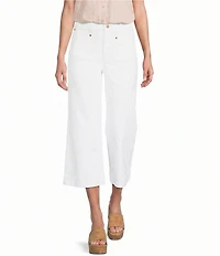 NYDJ Brigitte Stretch Denim Lift Tuck® Technology Capri Wide Leg Jeans