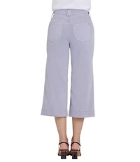 NYDJ Brigitte Stretch Denim Lift Tuck® Technology Capri Wide Leg Jeans