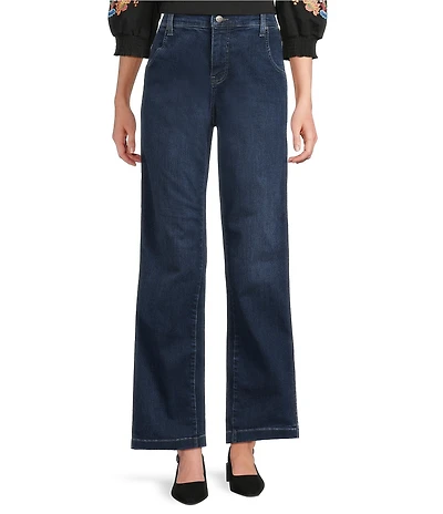 NYDJ Brooke High Rise Loose Straight Leg Jeans