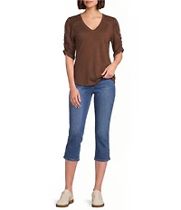 NYDJ Chloe Capri Side Slit Jeans