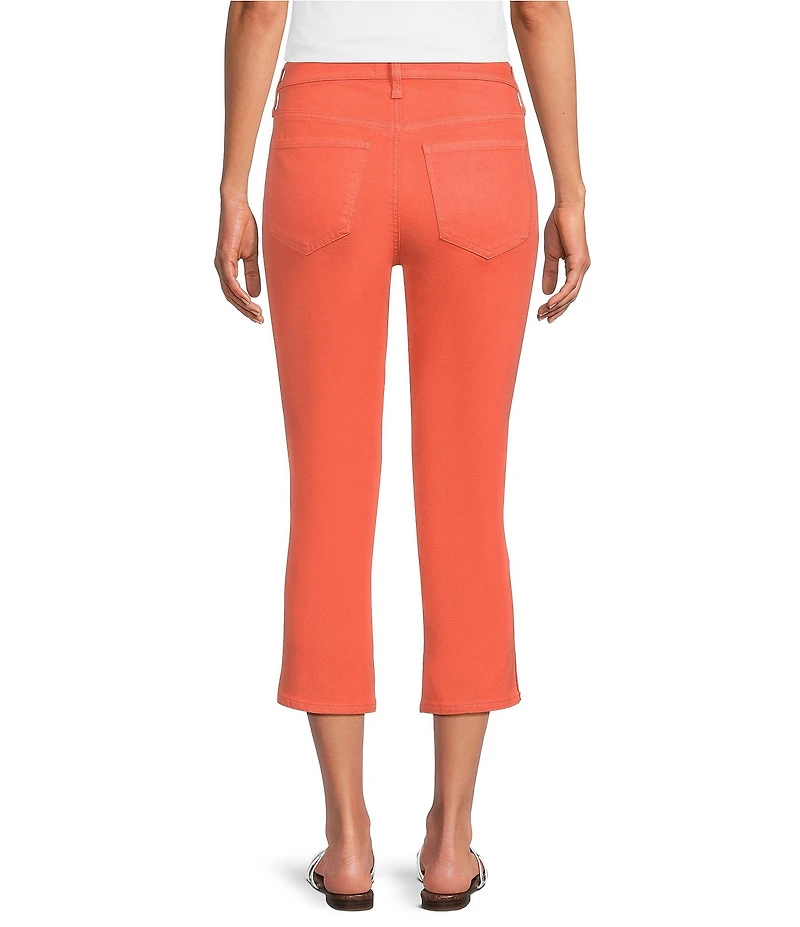 NYDJ Chloe Stretch Denim Straight Leg Capri Jeans