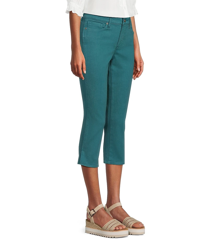 NYDJ Chloe Stretch Denim Straight Leg Capri Jeans