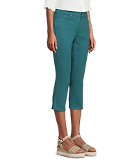 NYDJ Chloe Stretch Denim Straight Leg Capri Jeans