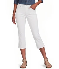 NYDJ Chloe Stretch Denim Straight Leg Capri Jeans
