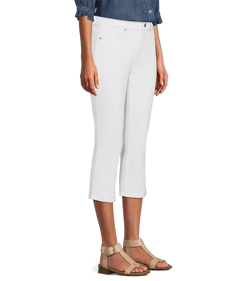 NYDJ Chloe Stretch Denim Straight Leg Capri Jeans