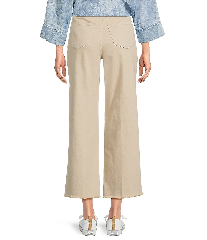 NYDJ Coco Stretch Denim Relaxed Wide Leg Cropped Jeans
