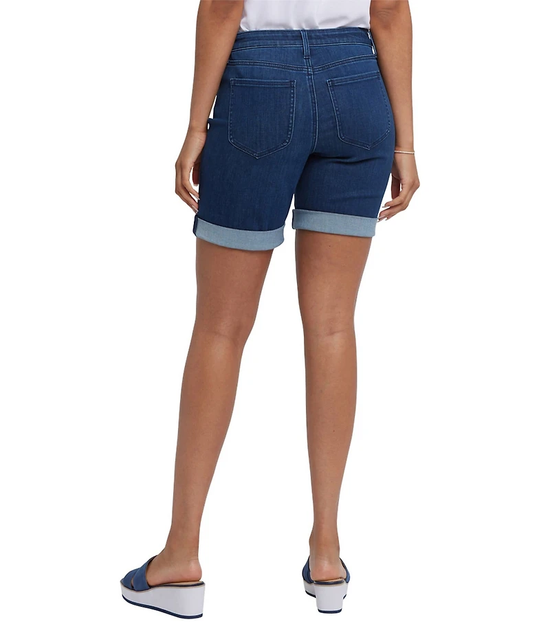 NYDJ Diana Stretch Denim Mid Rise Shorts