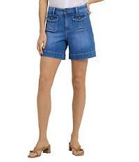NYDJ Ella Lift Tuck® Technology Denim Mid Rise Welt Pocket Shorts