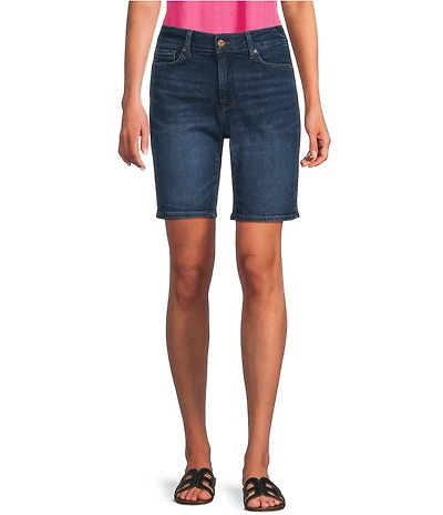 NYDJ Ella Stretch Denim Lift Tuck® Technology High Rise Bermuda Shorts