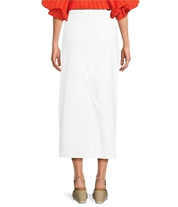 NYDJ High Rise Denim Midi Skirt