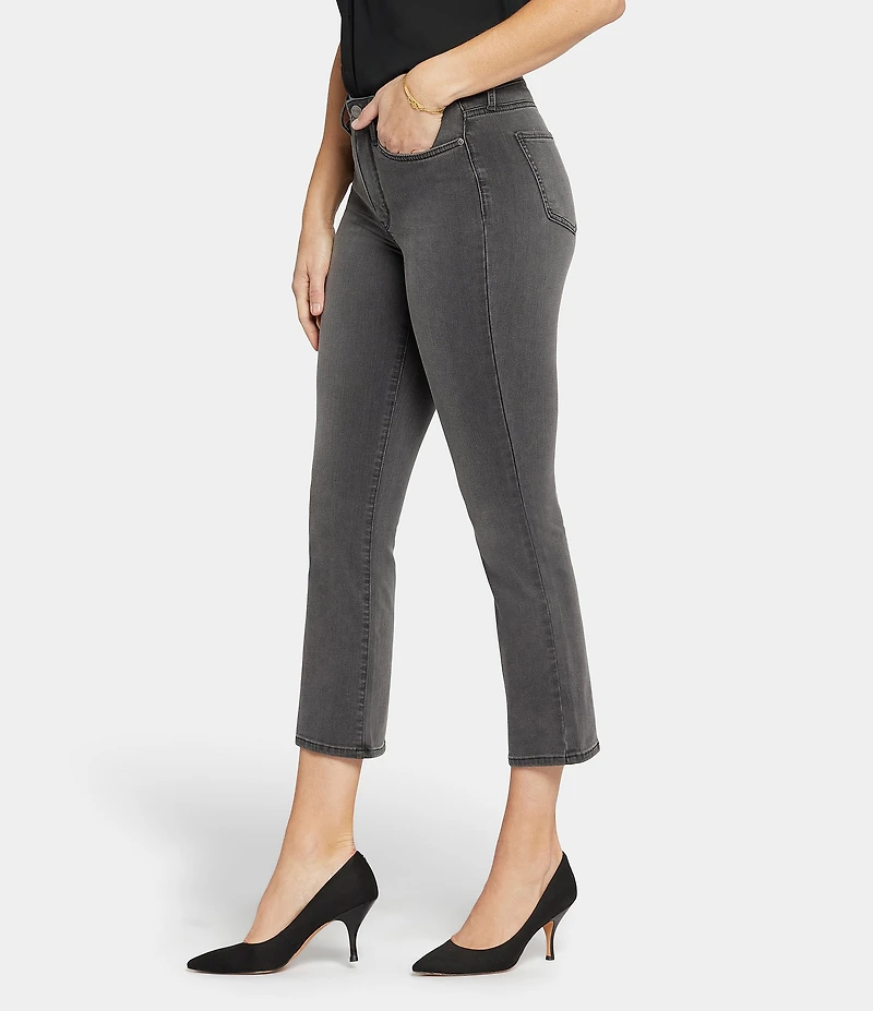 NYDJ High Rise Slim Cropped Stretch Denim Jeans