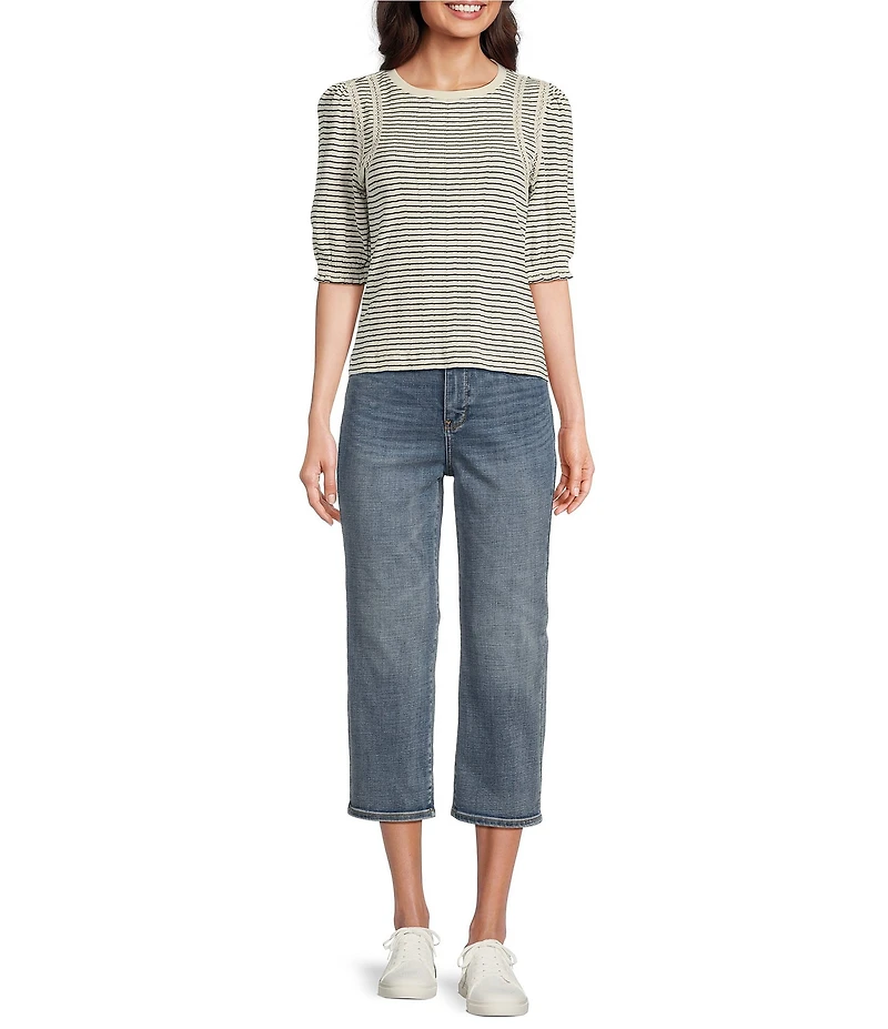 NYDJ Joni Lift Tuck® Technology High-Rise Relaxed Capri Jeans