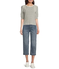 NYDJ Joni Lift Tuck® Technology High-Rise Relaxed Capri Jeans