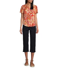 NYDJ Joni Lift Tuck® Technology Relaxed Capri Jeans