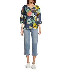 NYDJ Joni Lift Tuck® Technology Relaxed Capri Jeans