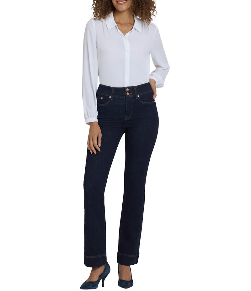 NYDJ Lift Tuck® Technology Barbara High Rise Double Button Bootcut Jeans