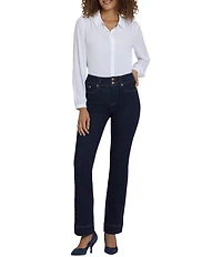 NYDJ Lift Tuck® Technology Barbara High Rise Double Button Bootcut Jeans
