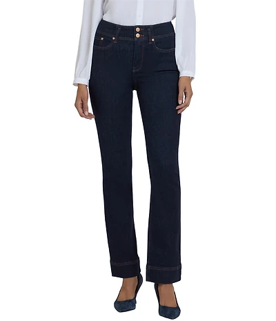 NYDJ Lift Tuck® Technology Barbara High Rise Double Button Bootcut Jeans