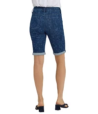 NYDJ Lift Tuck® Technology Briella Stretch Denim Roll Cuff Bermuda Shorts