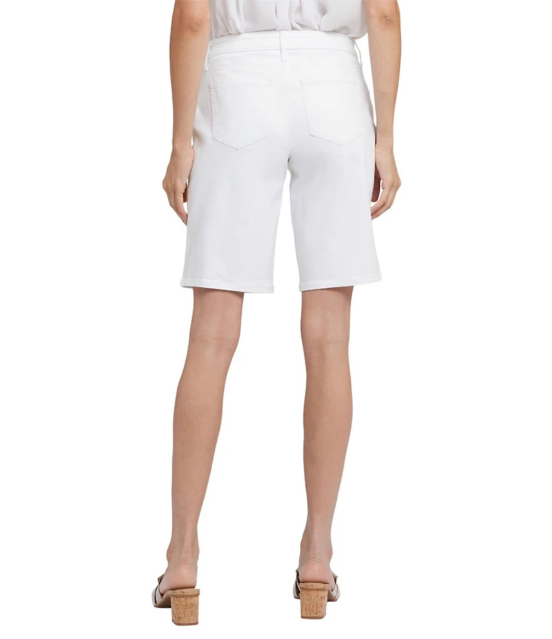 NYDJ Lilly Stretch Denim Mid Rise Bermuda Shorts