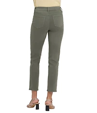 NYDJ Margot Denim Mid Rise Straight Leg Ankle Length Girlfriend Jeans