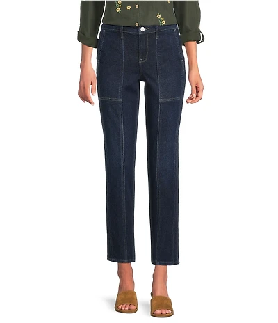 NYDJ Margot Girlfriend Denim Front Seam Jeans