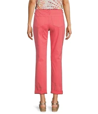 NYDJ Margot High Rise Slim Straight Girlfriend Jeans