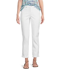 NYDJ Margot High Rise Slim Straight Girlfriend Jeans