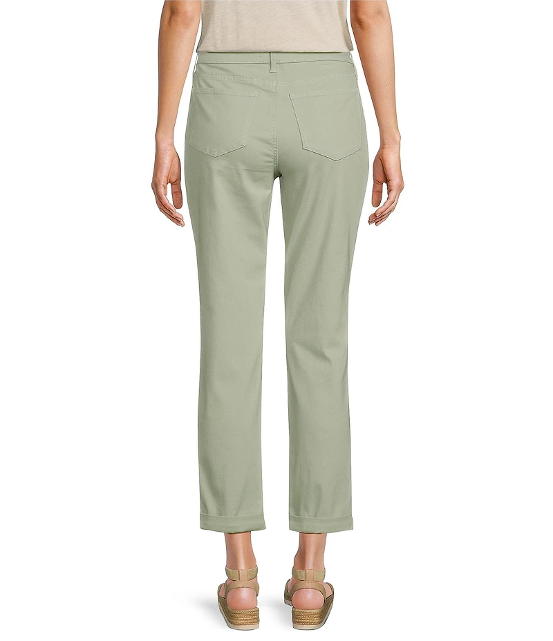 NYDJ Margot High Rise Slim Straight Girlfriend Jeans