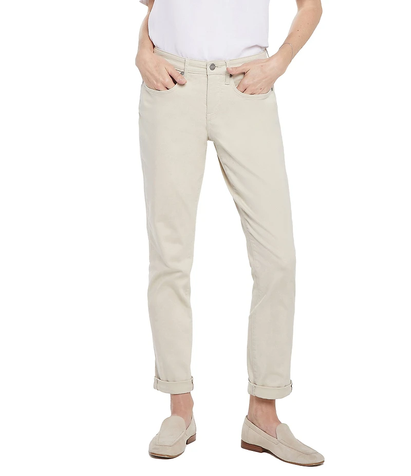 NYDJ Margot High Rise Slim Straight Girlfriend Jeans