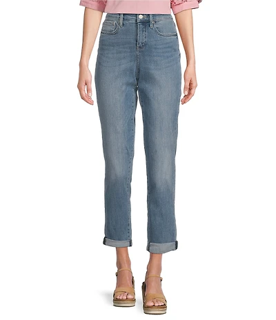 NYDJ Margot Rolled Cuff Girlfriend Jeans