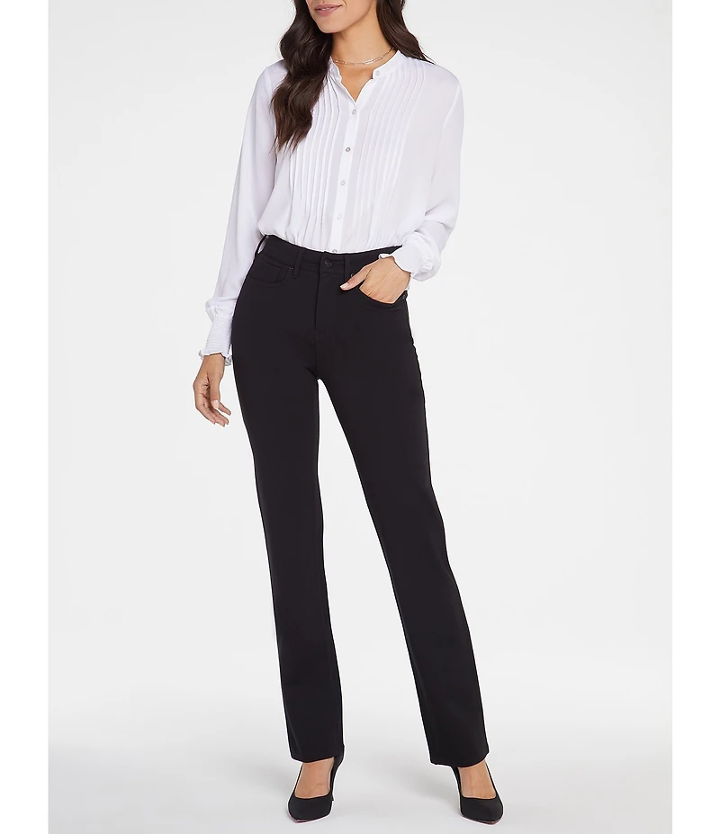 NYDJ Marilyn 5-Pocket Straight Leg Stretch Ponte Pants