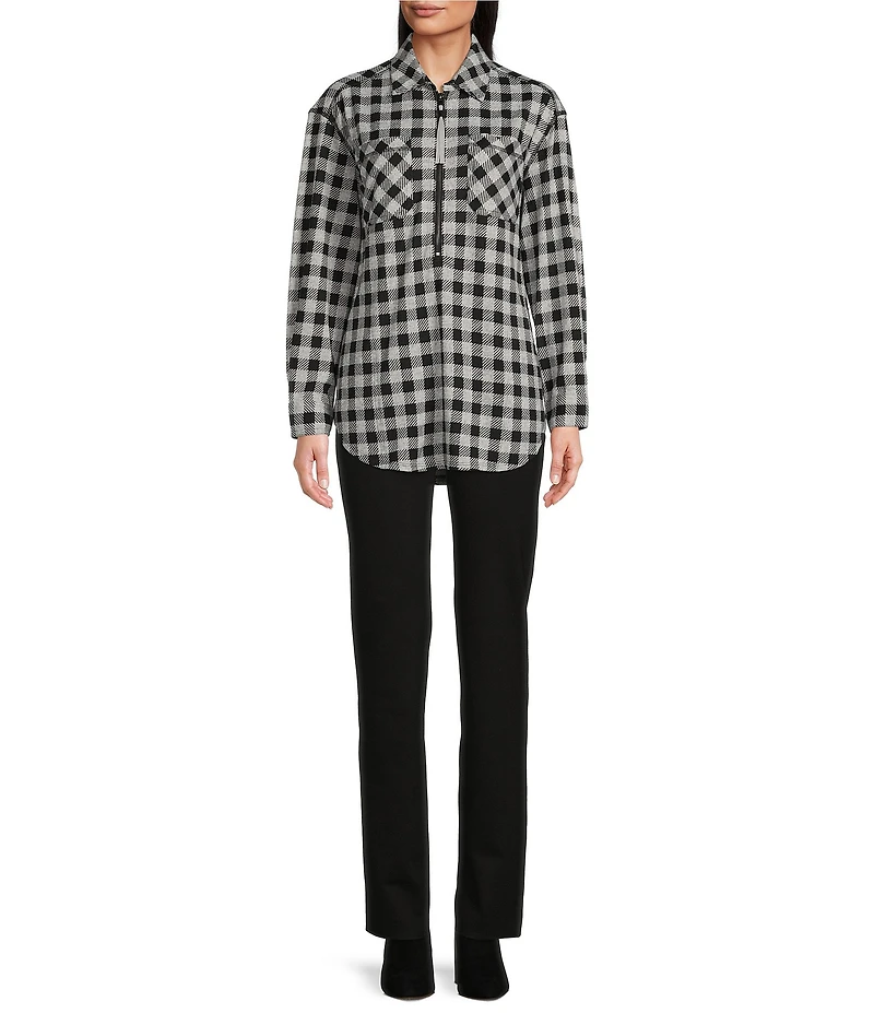 NYDJ Marilyn 5-Pocket Straight Leg Stretch Ponte Pants