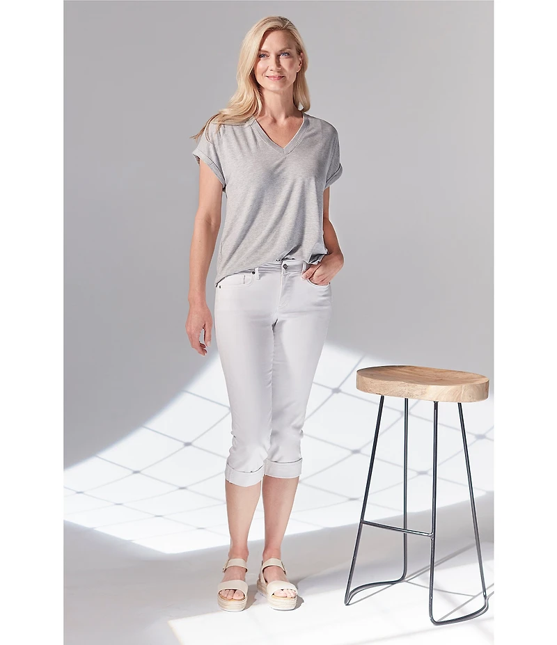 NYDJ Marilyn Cuffed Cool Embrace® Cropped Denim Jeans
