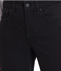 NYDJ Marilyn Lift Tuck® Technology Scattered Stone Embellished High Rise Jeans