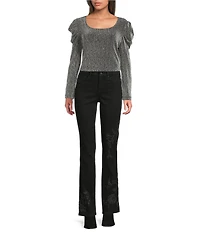 NYDJ Marilyn Lift Tuck® Technology Straight Leg Front Embroidery Jeans